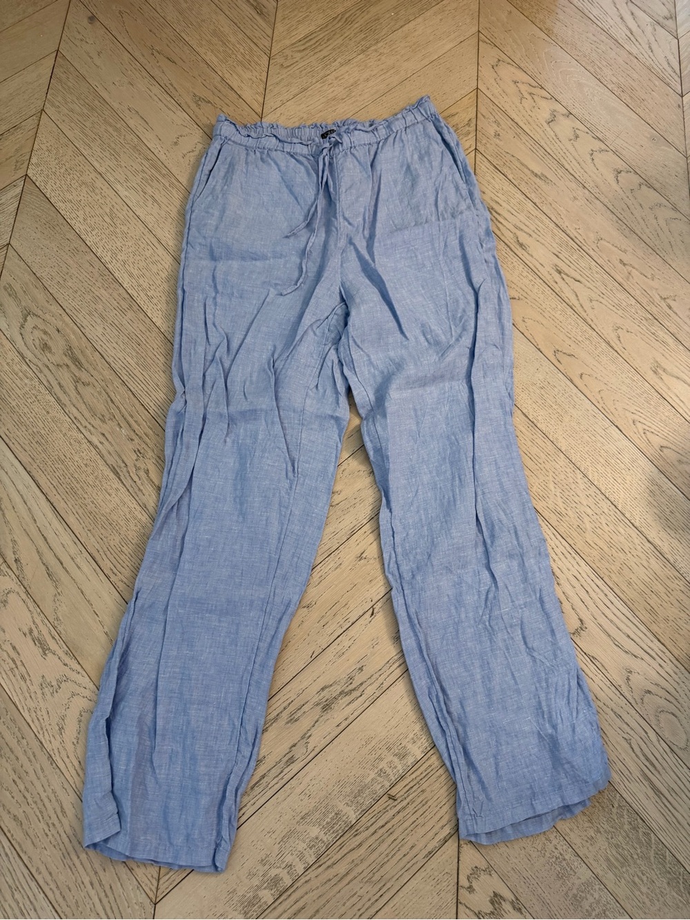 Like new J. crew linen pants, size Medium - Picture 2 of 4